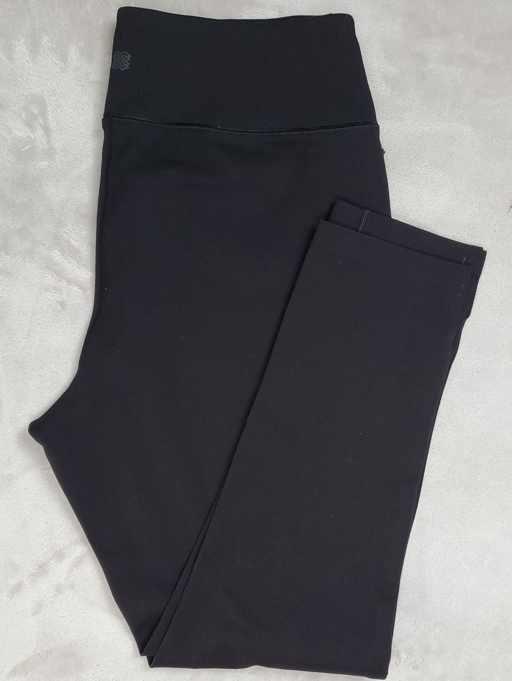 FLX | Women's XL | High-Rise Pull-On Utility Pants | Solid Black Stretch